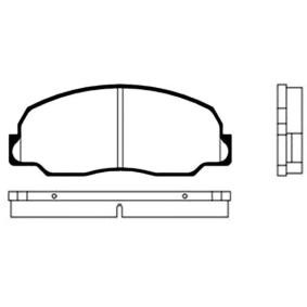 Bremsbeläge von KAVO PARTS