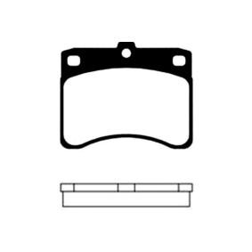 Bremsbeläge von KAVO PARTS