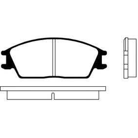 Bremsbeläge von KAVO PARTS