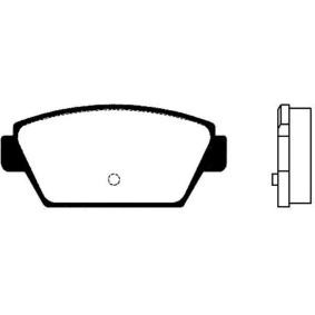 Bremsbeläge von KAVO PARTS