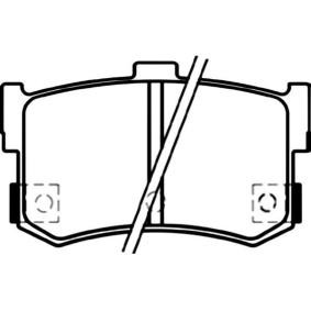 Bremsbeläge für HYUNDAI von KAVO PARTS