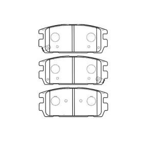 Bremsbeläge für HYUNDAI von KAVO PARTS