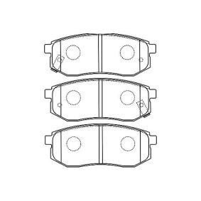 Bremsbeläge für HYUNDAI von KAVO PARTS
