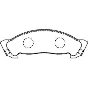 Bremsbeläge von KAVO PARTS