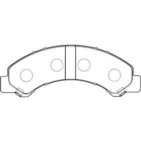Bremsbeläge von KAVO PARTS