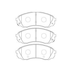 Bremsbeläge für HYUNDAI von KAVO PARTS
