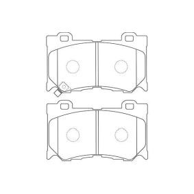 Bremsbeläge BP-6606 für INFINITI
