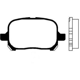 Bremsbeläge von KAVO PARTS