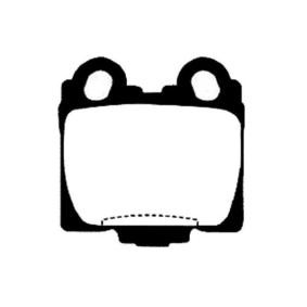 Bremsbeläge von KAVO PARTS