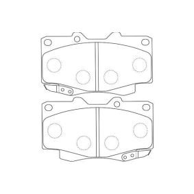 Bremsbeläge von KAVO PARTS
