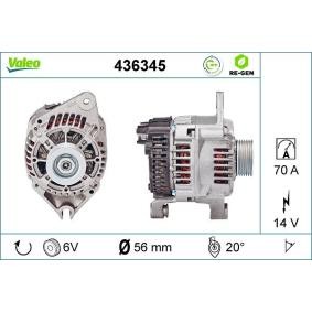 Lichtmaschine 436345 von VALEO günstig für 139,70 € online kaufen