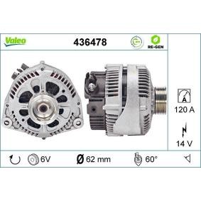 Lichtmaschine 436478 von VALEO günstig für 382,06 € online kaufen