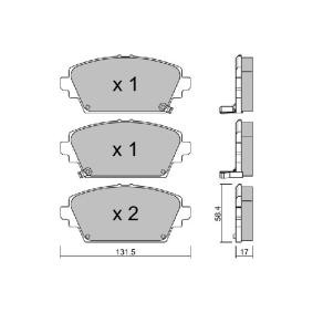 Acquista Kit pastiglie freni da AISIN BPHO-1901 a buon mercato per soli 42,76 €