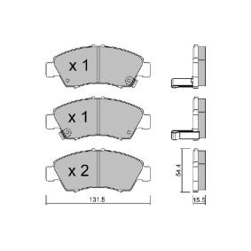 Acquista Kit pastiglie freni da AISIN BPHO-1904 a buon mercato per soli 33,49 €