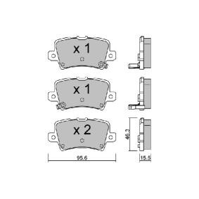 Acquista Kit pastiglie freni da AISIN BPHO-2002 a buon mercato per soli 29,93 €