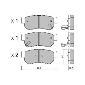 Compre Pastilhas de travão da AISIN BPHY-2001 a um preço baixo por 29,49 €
