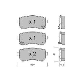 Acquista Kit pastiglie freni da AISIN BPHY-2002 a buon mercato per soli 28,55 €