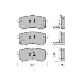Acquista Kit pastiglie freni da AISIN BPHY-2003 a buon mercato per soli 28,55 €