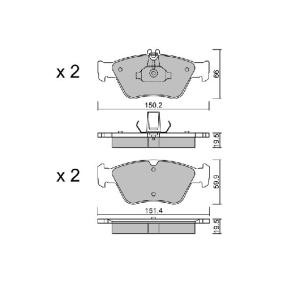 Bremsbeläge BPMB-1004 von AISIN günstig für 37,40 € online kaufen