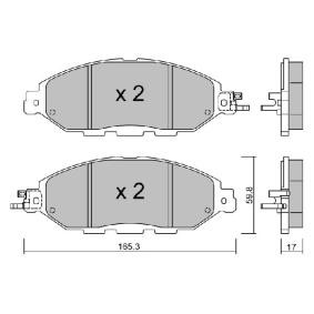 Acquista Kit pastiglie freni da AISIN BPNI-1008 a buon mercato per soli 59,19 €