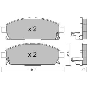 Acquista Kit pastiglie freni da AISIN BPNI-1915 a buon mercato per soli 41,75 €
