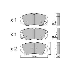 Acquista Kit pastiglie freni da AISIN BPOP-1010 a buon mercato per soli 39,21 €
