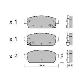 Acquista Kit pastiglie freni da AISIN BPOP-2006 a buon mercato per soli 83,99 €