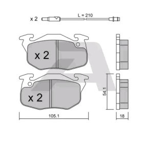 Compre Pastilhas de travão da AISIN BPPE-1003 a um preço baixo por 30,22 €