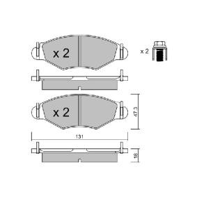 Acquista Kit pastiglie freni da AISIN BPPE-1012 a buon mercato per soli 32,54 €