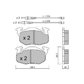 Acquista Kit pastiglie freni da AISIN BPPE-1014 a buon mercato per soli 29,32 €