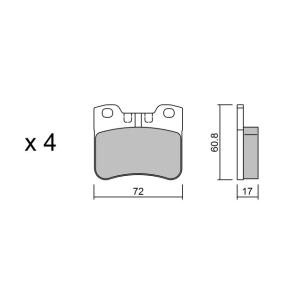 Acquista Kit pastiglie freni da AISIN BPPE-1016 a buon mercato per soli 27,62 €
