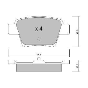 Acquista Kit pastiglie freni da AISIN BPPE-2005 a buon mercato per soli 29,24 €