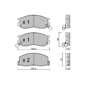Compre Pastilhas de travão de AISIN online para LITEACE Wagon (YM2_, CM2_, KM2_) a preços moderados