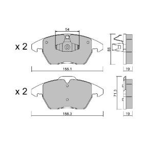 Acquista Kit pastiglie freni da AISIN BPVW-1006 a buon mercato per soli 40,99 €