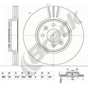 Bremsscheibe von BRECK