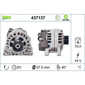 Lichtmaschine 437137 von VALEO günstig für 114,10 € online kaufen