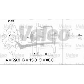 Lichtmaschine 437155 von VALEO günstig für 118,06 € online kaufen