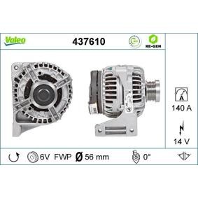 Lichtmaschine 437610 von VALEO günstig für 194,70 € online kaufen