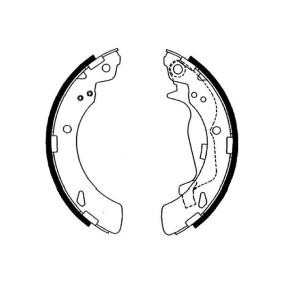 Bremsbackensatz für SUZUKI von KAVO PARTS