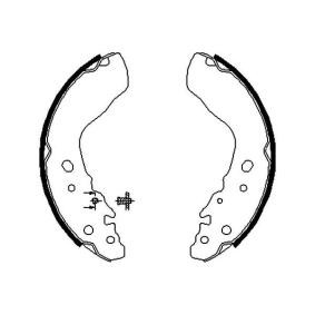 Bremsbackensatz für SUZUKI von KAVO PARTS