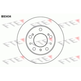 Bremsscheibe BS3434 von FTE günstig für 62,72 € online kaufen