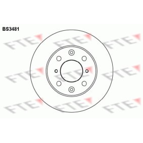 Bremsscheibe BS3481 von FTE günstig für 48,00 € online kaufen