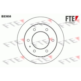 Comprar Disco de freno de FTE BS3956 a bajo precio de 70,57 €