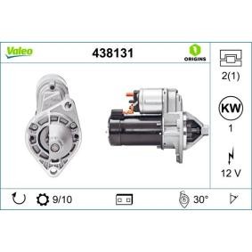 Köp Startmotor av VALEO 438131 till det låga priset 2284,77 kr
