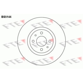 Bremsscheibe BS5144 für LANCIA