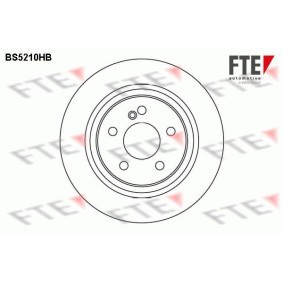 Bremsscheibe für MERCEDES-BENZ von FTE