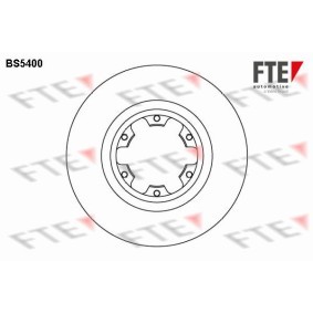 Bremsscheibe BS5400 von FTE günstig für 87,08 € online kaufen