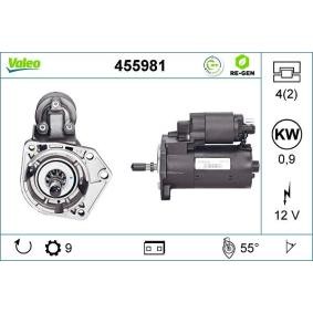 Köp Startmotor av VALEO 455981 till det låga priset 4397,61 kr
