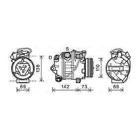 Acquista Compressore aria condizionata da AVA COOLING SYSTEMS BWAK452 a buon mercato per soli 819,97 €
