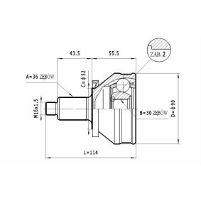 Achetez des Jeu de joints, arbre de transmission STATIM C.012 à prix pour 21,92 €